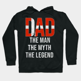 Danish Dad The Man The Myth The Legend - Gift for Danish Dad With Roots From Danish Hoodie